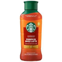 Starbucks Discoveries Starbucks Iced Pumpkin Spice Latte Espresso Beverage - 40 fl oz