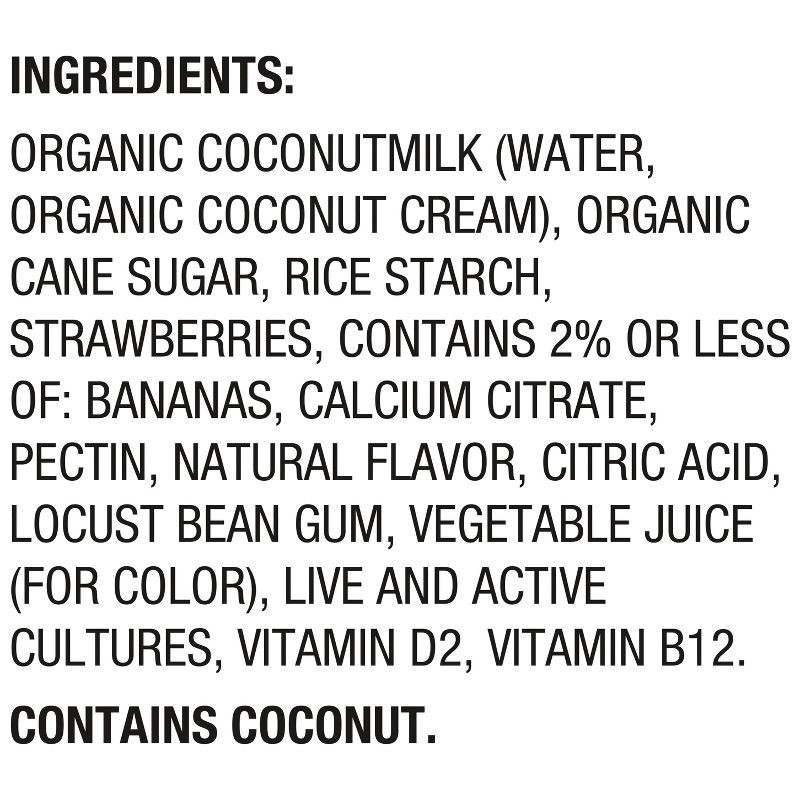 slide 8 of 11, So Delicious Dairy Free Strawberry Banana Coconut Milk Yogurt - 5.3oz Cup, 5.3 oz