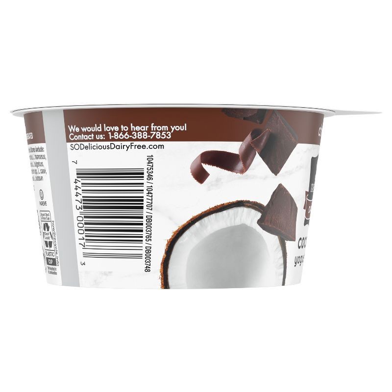 slide 2 of 7, So Delicious Dairy Free Chocolate Coconut Milk Yogurt - 5.3oz Cup, 5.3 oz