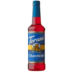 Torani Sugar Free Strawberry Syrup, 750 ml
