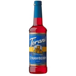 Torani Sugar Free Strawberry Syrup, 750 ml