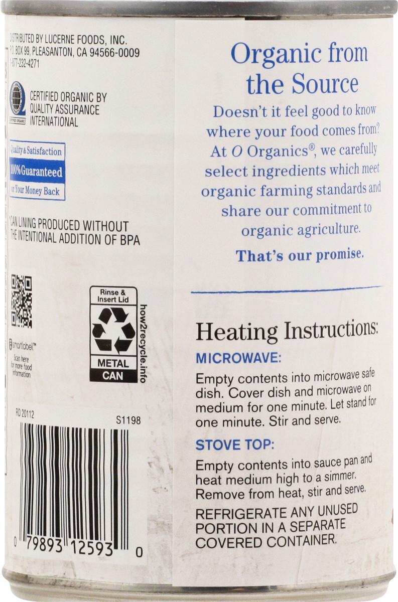 slide 7 of 9, O Organics O Orgnc Beans Red Kidney No Salt Added, 15 oz