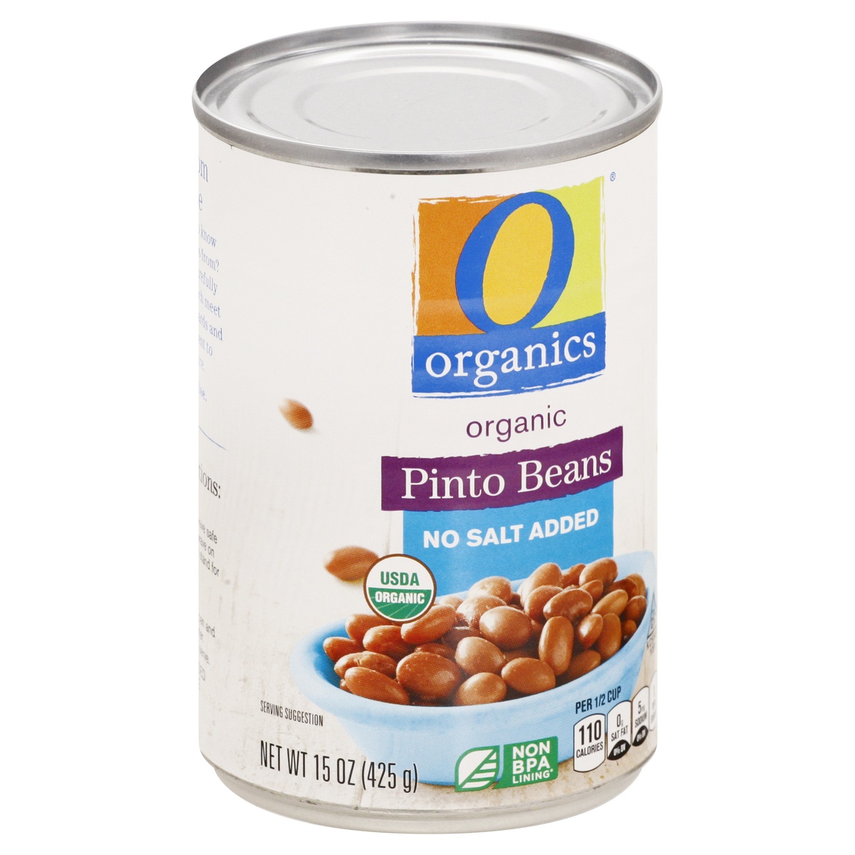 slide 5 of 9, O Organics O Orgnc Beans Pinto No Salt Added, 1 ct
