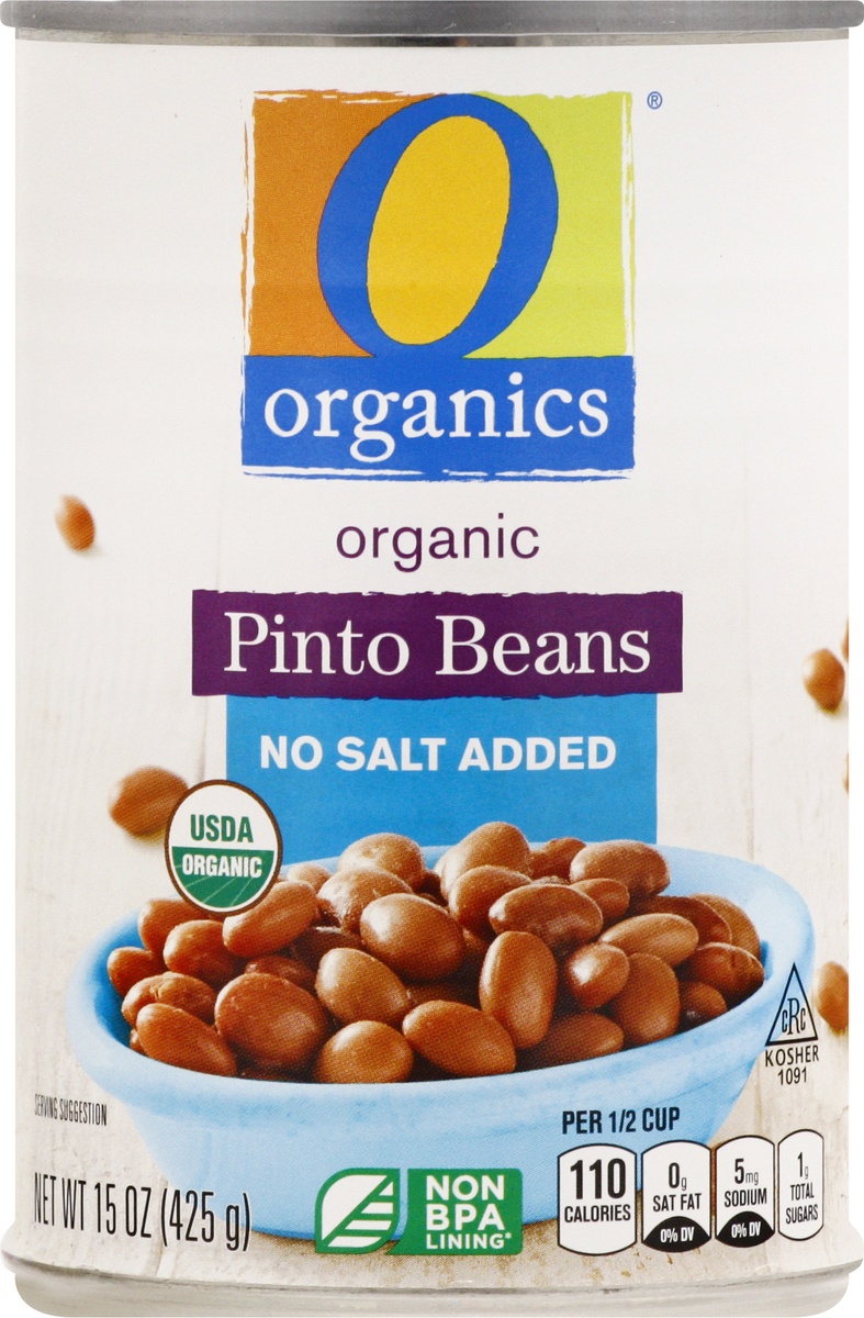slide 3 of 9, O Organics O Orgnc Beans Pinto No Salt Added, 1 ct