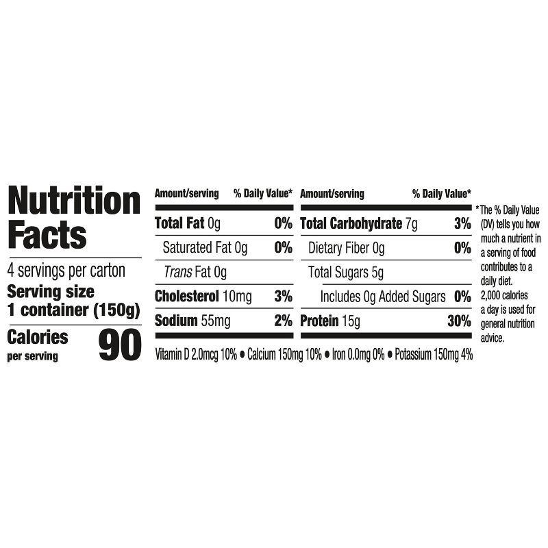 slide 14 of 20, Oikos Triple Zero Strawberry Greek Yogurt - 15g Protein 4ct/5.3oz Cups, 15 gram, 4 ct, 5.3 oz