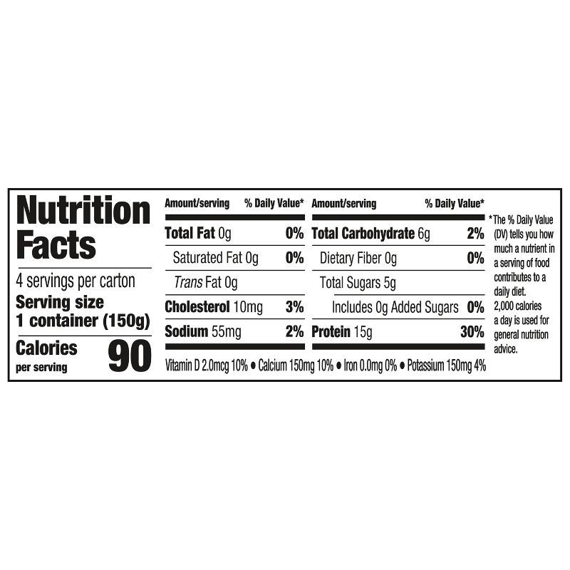 slide 17 of 20, Oikos Triple Zero Strawberry Greek Yogurt - 15g Protein 4ct/5.3oz Cups, 15 gram, 4 ct, 5.3 oz