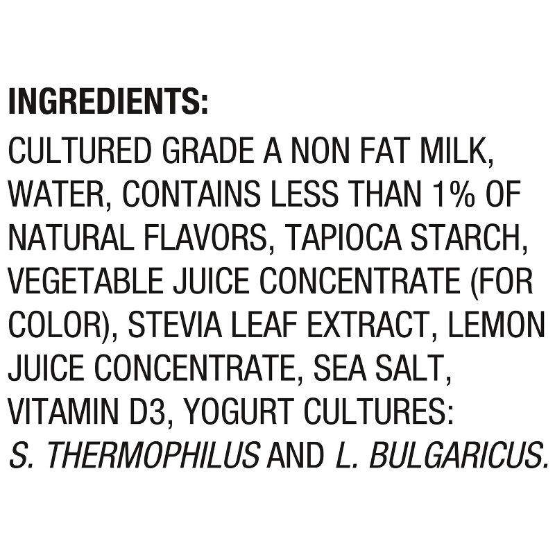 slide 10 of 13, Oikos Triple Zero Strawberry Greek Yogurt - 15g Protein 4ct/5.3oz Cups, 15 gram, 4 ct, 5.3 oz