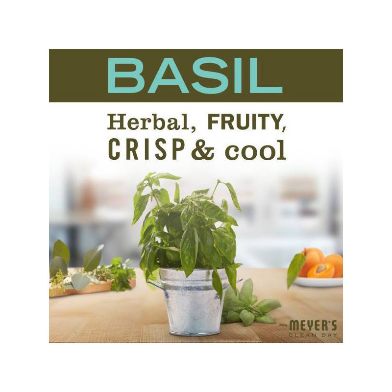slide 3 of 4, Mrs. Meyer's Clean Day Basil Scented Liquid Hand Soap Refill - 33 fl oz, 33 fl oz