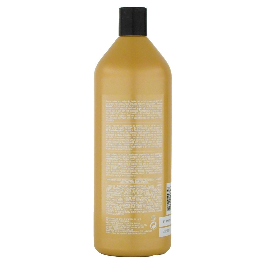 slide 3 of 5, Redken All Soft Shampoo, 33.8 oz