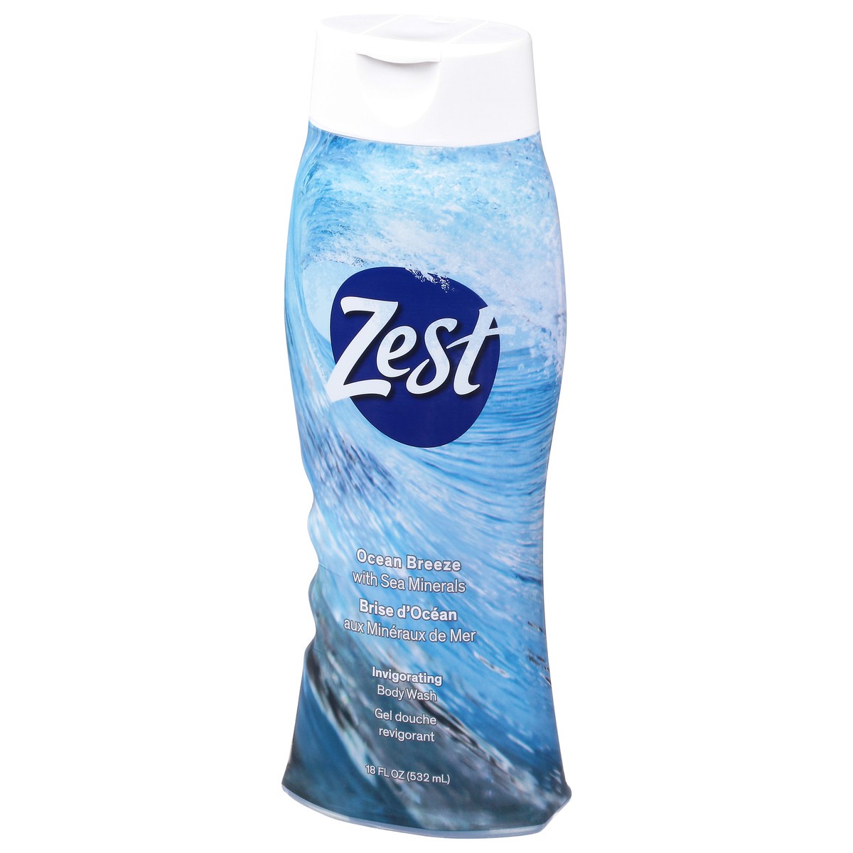 slide 7 of 9, Zest Refreshing Ocean Breeze with Sea Minerals Body Wash 18 fl oz, 18 fl oz