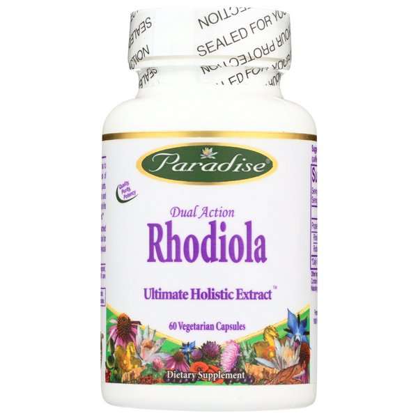 slide 1 of 1, Paradise Herbs Rhodiola Dual Action, 60 ct