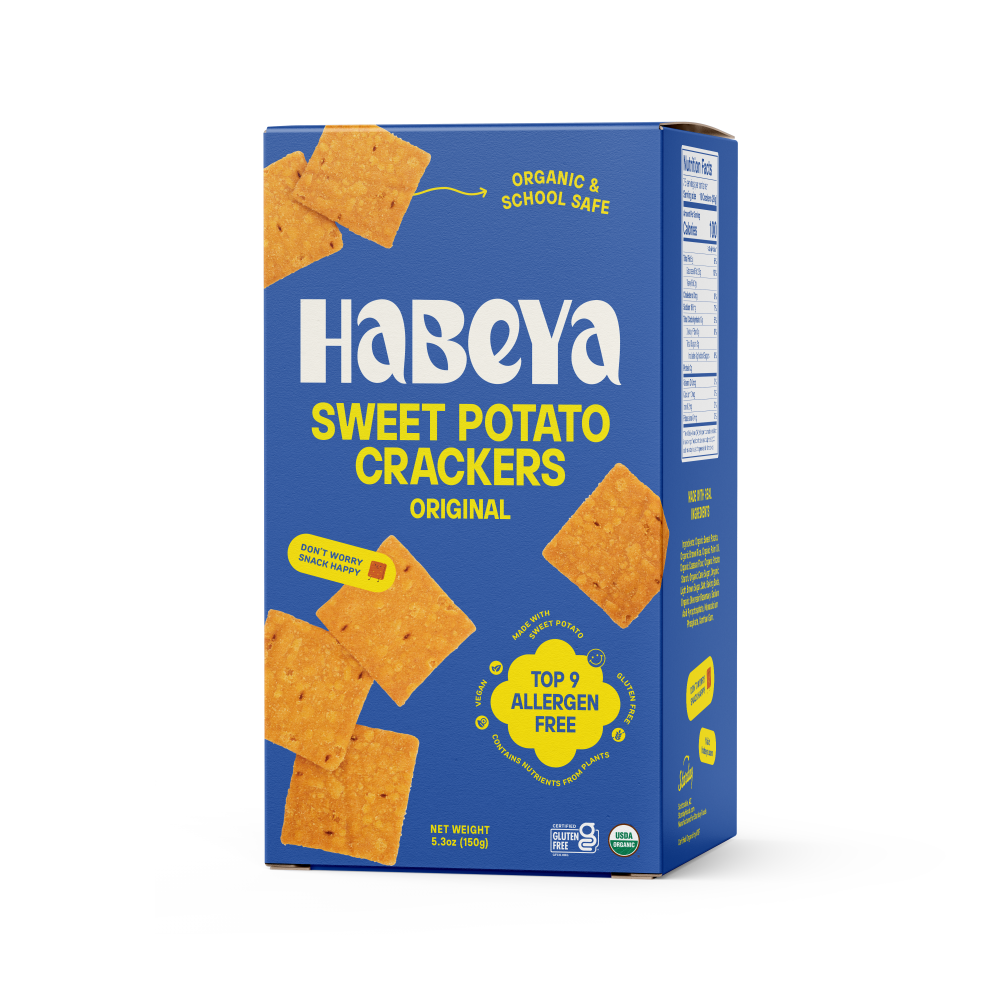 slide 1 of 2, Habeya Original Sweet Potato Crackers, 5.3 oz