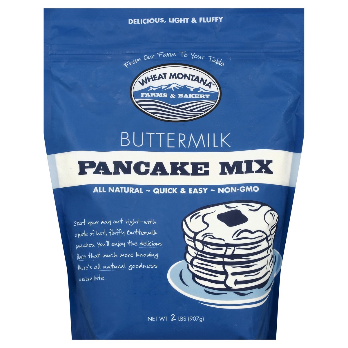 slide 2 of 3, Wheat Montana Buttermilk Pancake Mix, 2 lb