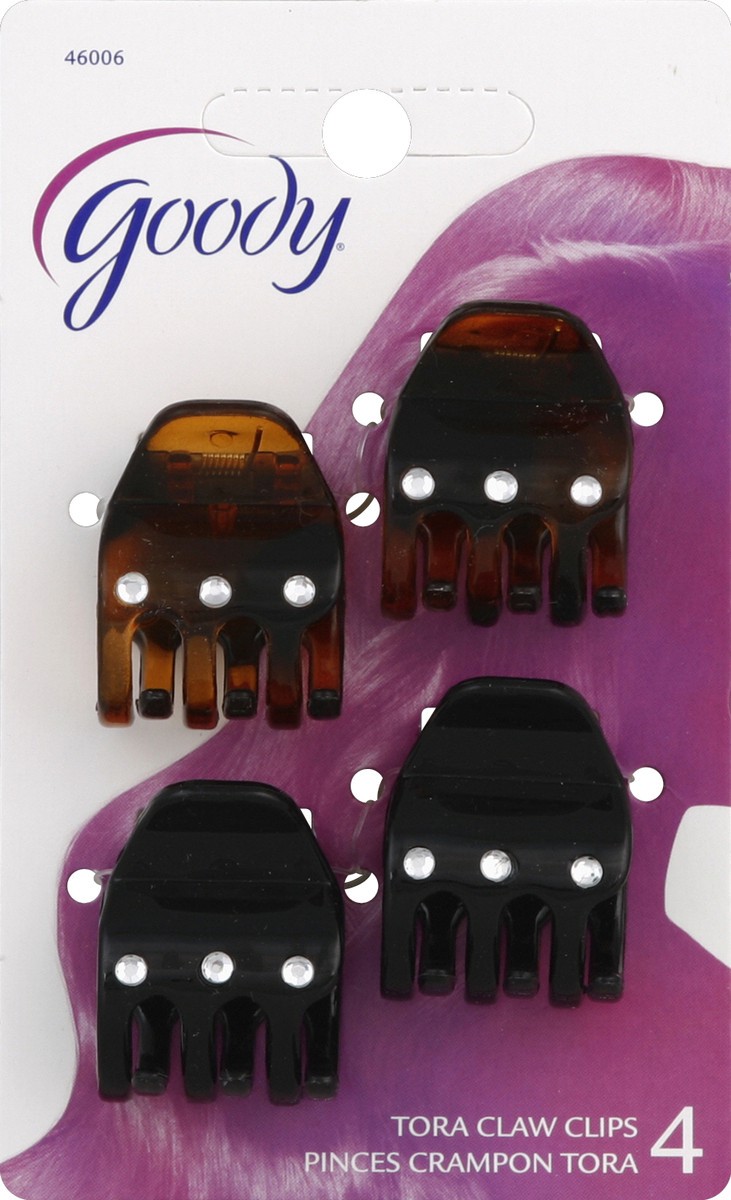 slide 2 of 2, Goody Tora Claw Clips With Jewels, 4 ct