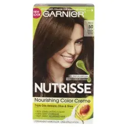 Garnier Nourishing Permanent Hair Color Creme - 50 Medium Natural Brown