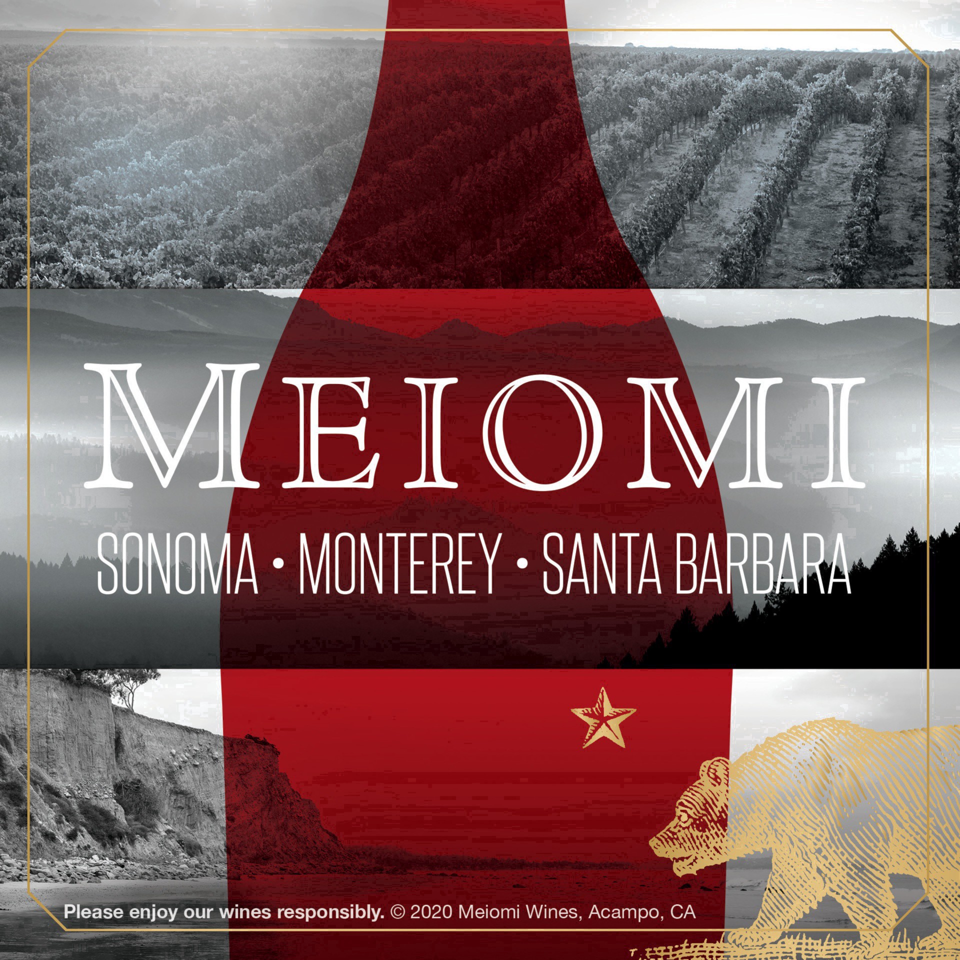 slide 15 of 25, Meiomi California Pinot Noir Red Wine, 375 mL Half Bottle, 12.68 fl oz