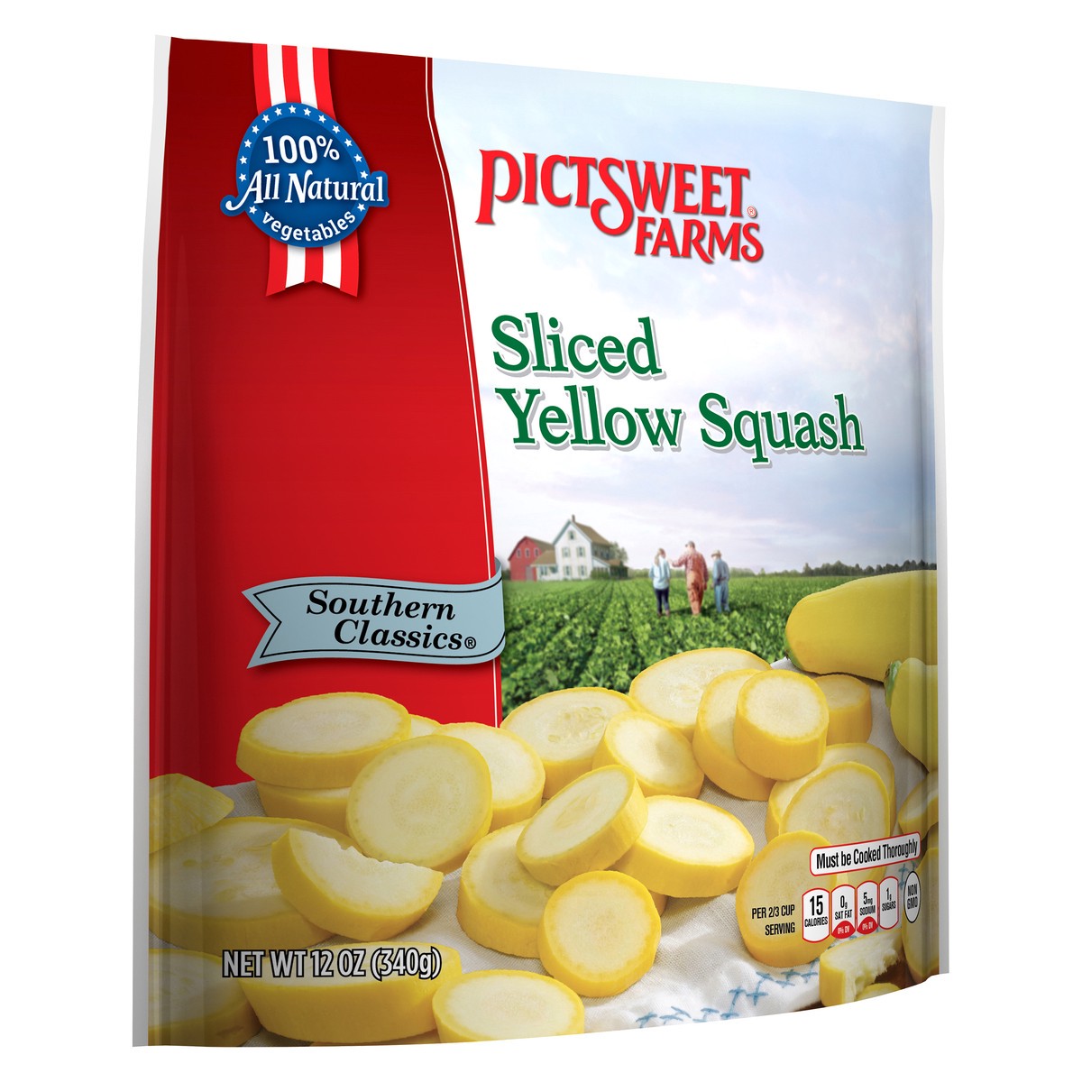 slide 1 of 7, Pictsweet Sliced Squash, 12 oz