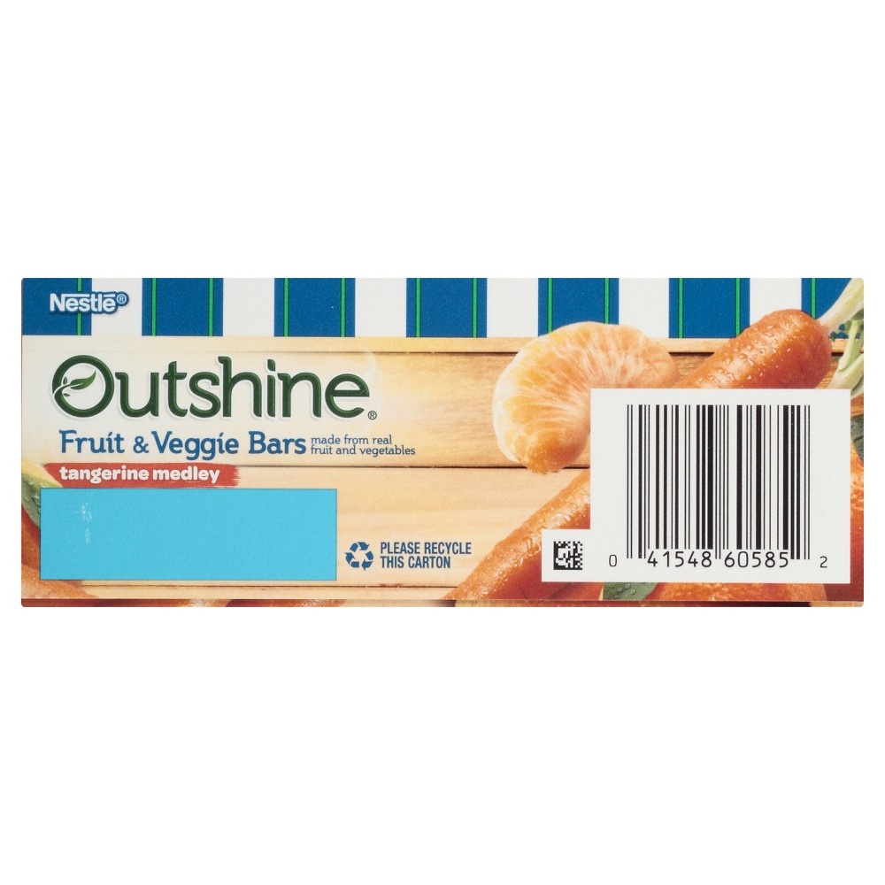 Outshine Tangerine Medley Fruit & Veggie Bars 6 ct Shipt