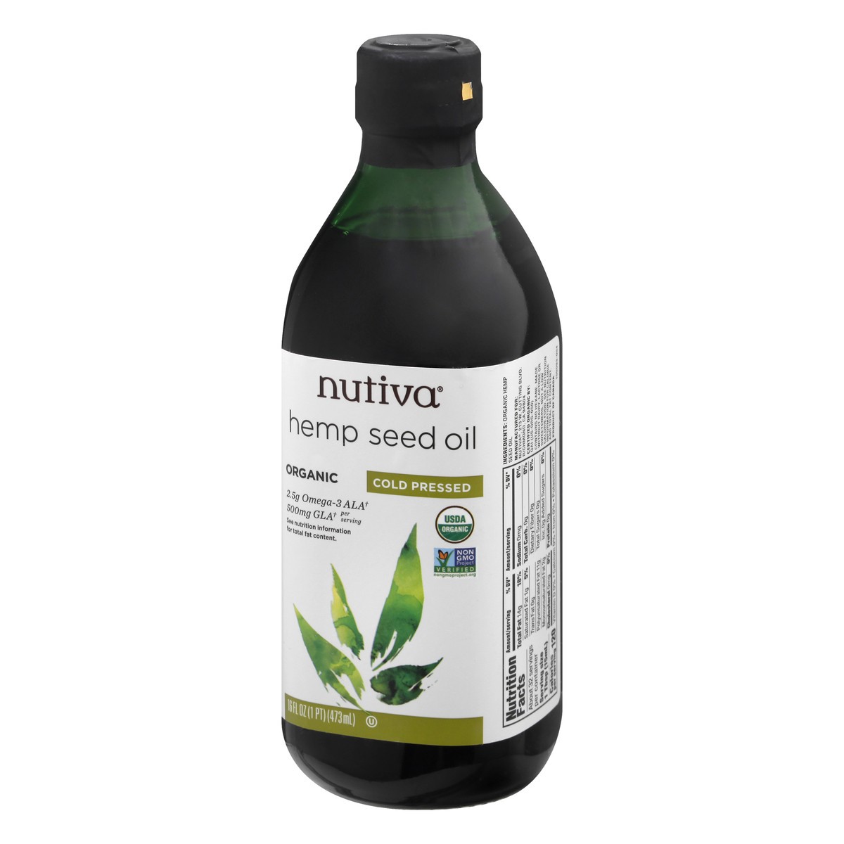 slide 3 of 9, Nutiva Hempseed Oil, 16 fl oz