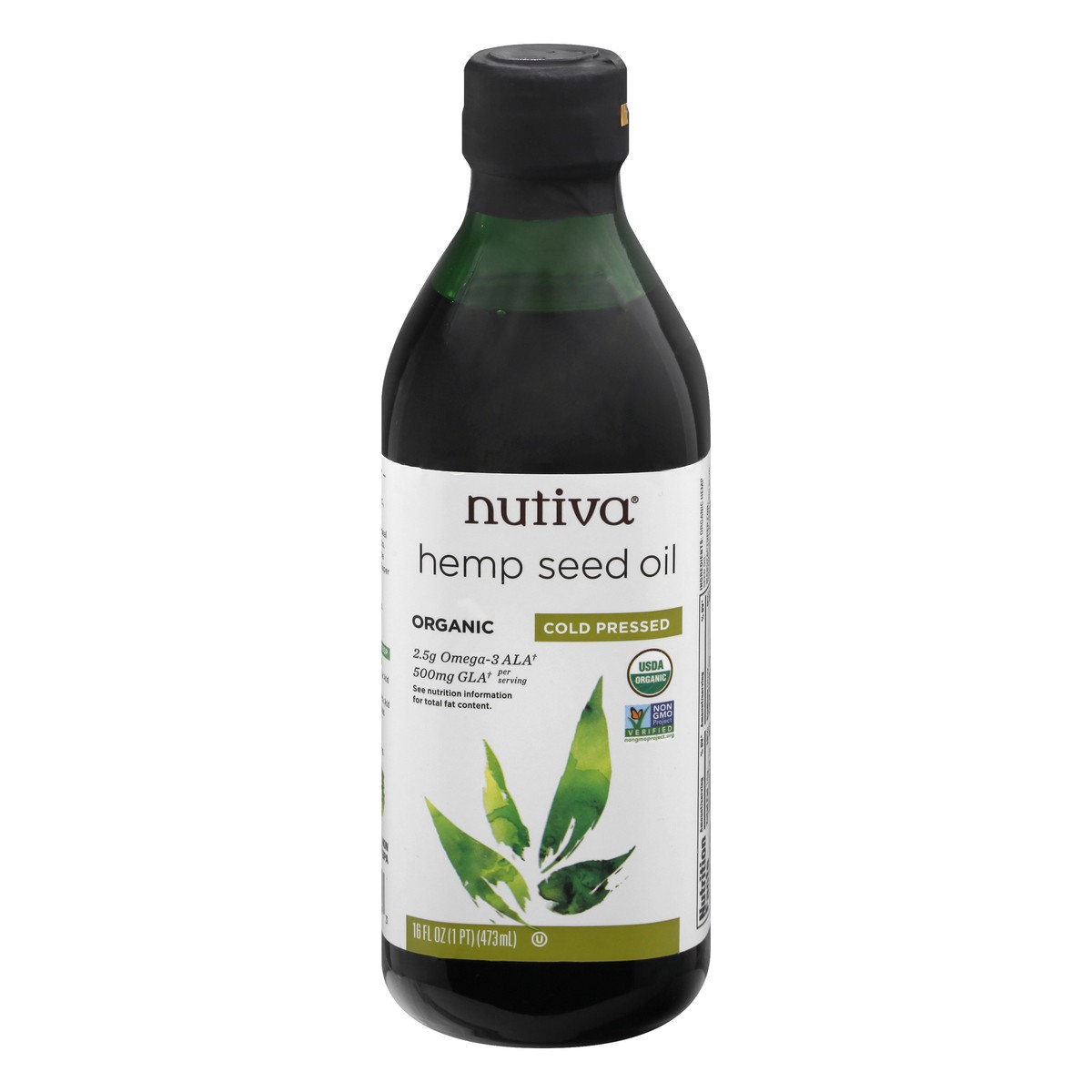 slide 1 of 9, Nutiva Hempseed Oil, 16 fl oz