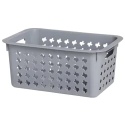 our goods Small Texas Storage Bin - Grey
