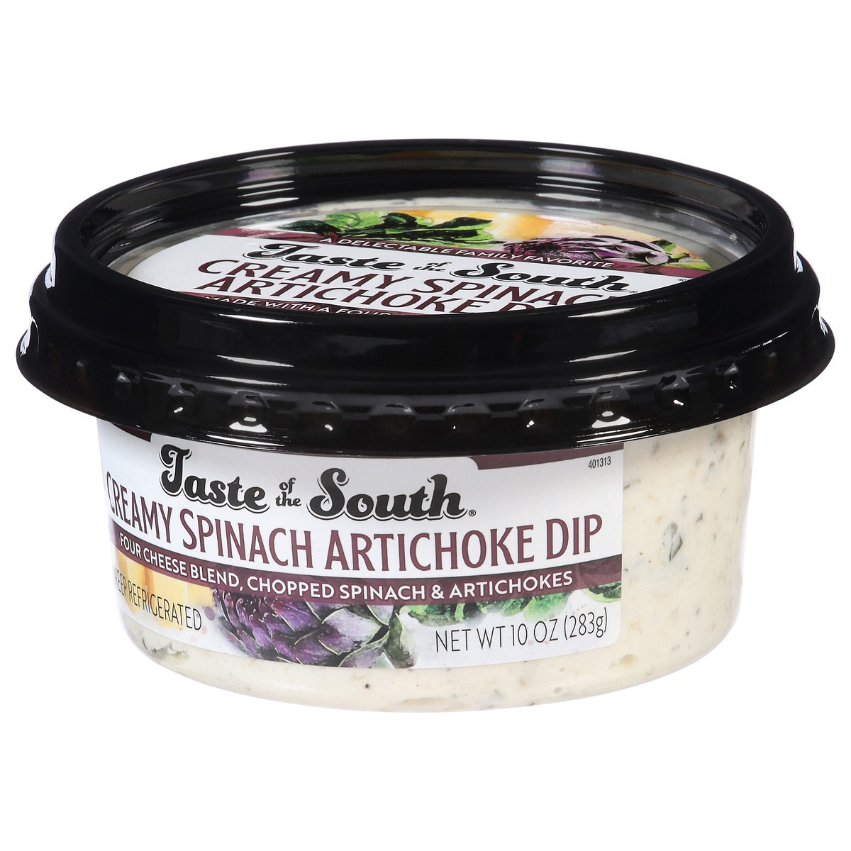 slide 3 of 4, Taste of the South Creamy Spinach Artichoke Dip 10 oz, 10 oz