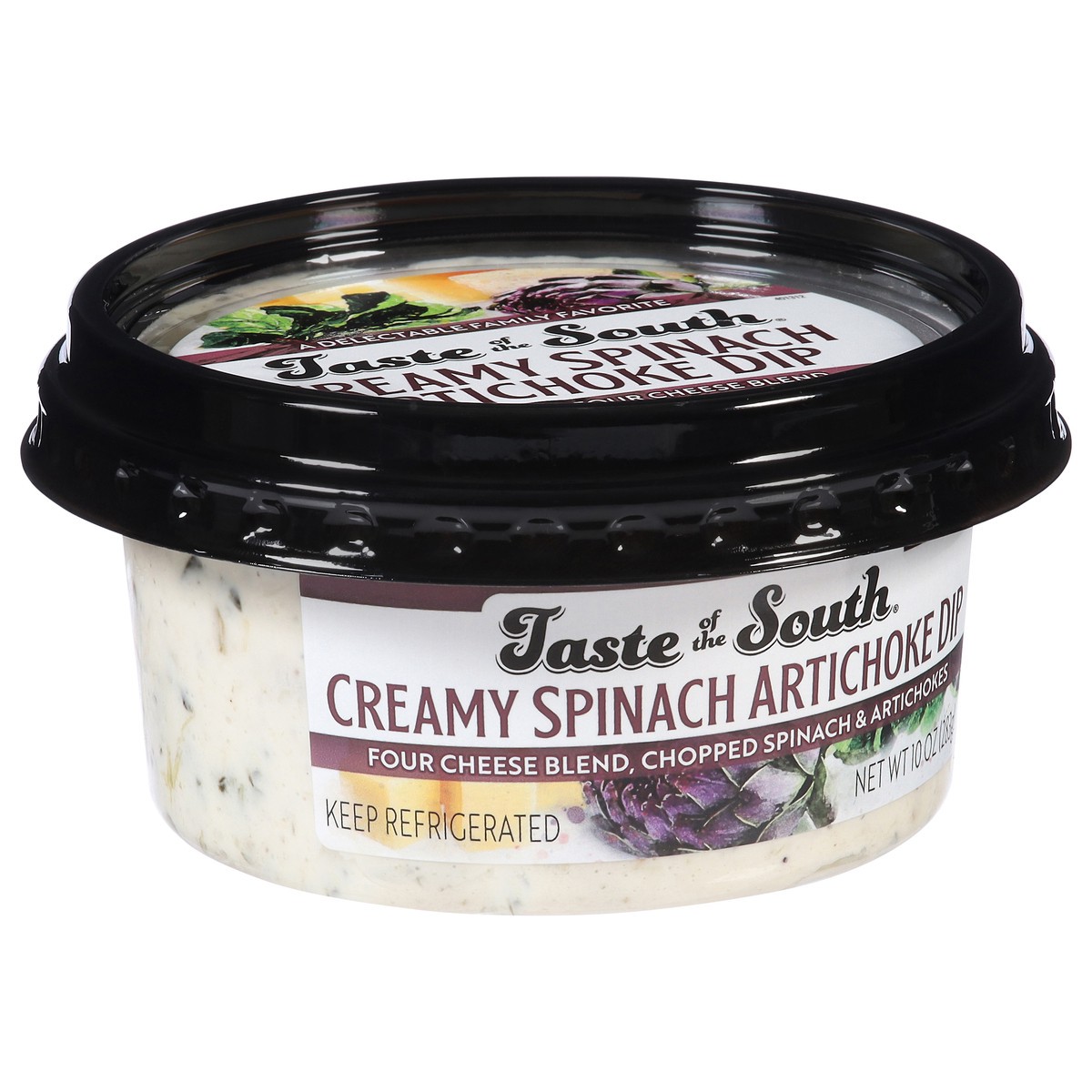 slide 4 of 4, Taste of the South Creamy Spinach Artichoke Dip 10 oz, 10 oz