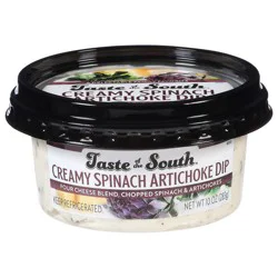 Taste of the South Creamy Spinach Artichoke Dip 10 oz