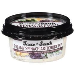 Taste of the South Creamy Spinach Artichoke Dip 10 oz