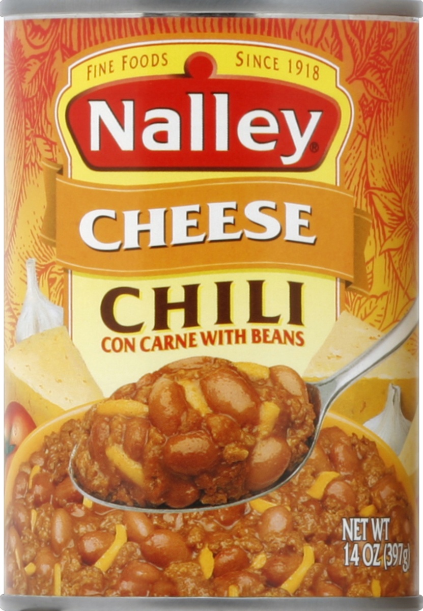slide 2 of 2, Nalley Chili Con Carne with Beans Cheese, 14 oz