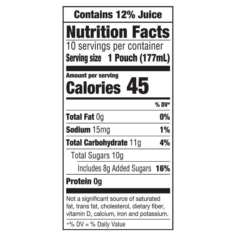 slide 8 of 11, Capri Sun Summer Blast Passion Fruit Mango flavored Juice Drink Blend, from concentrate with other natural flavor, 10 ct Box, 6 fl oz Pouches, 10 ct