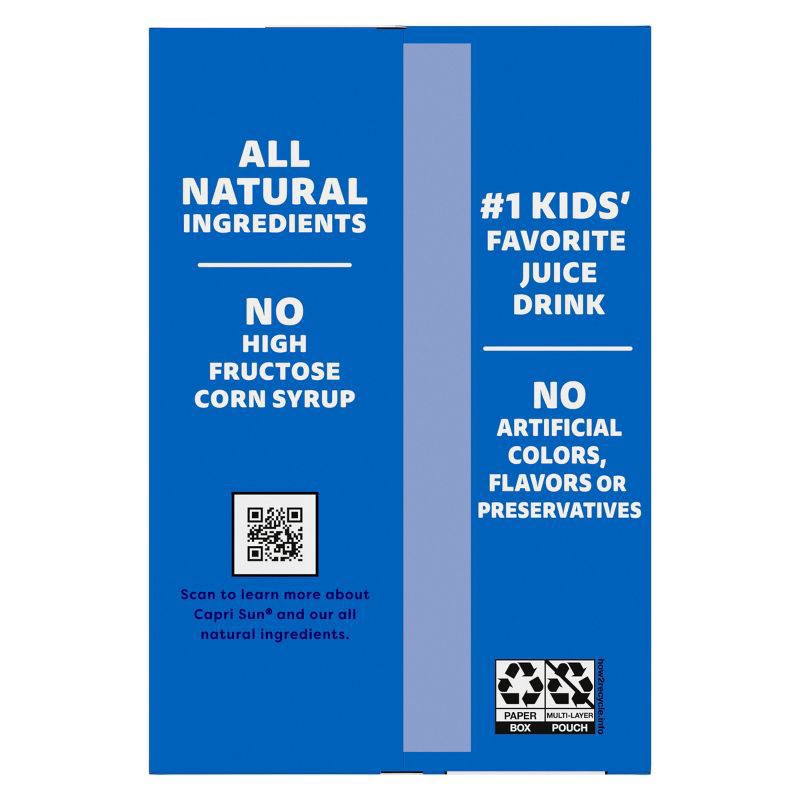 slide 4 of 11, Capri Sun Summer Blast Passion Fruit Mango flavored Juice Drink Blend, from concentrate with other natural flavor, 10 ct Box, 6 fl oz Pouches, 10 ct