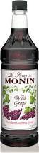 slide 1 of 1, Monin Premium Wild Grape Flavoring Syrup, 1 liter