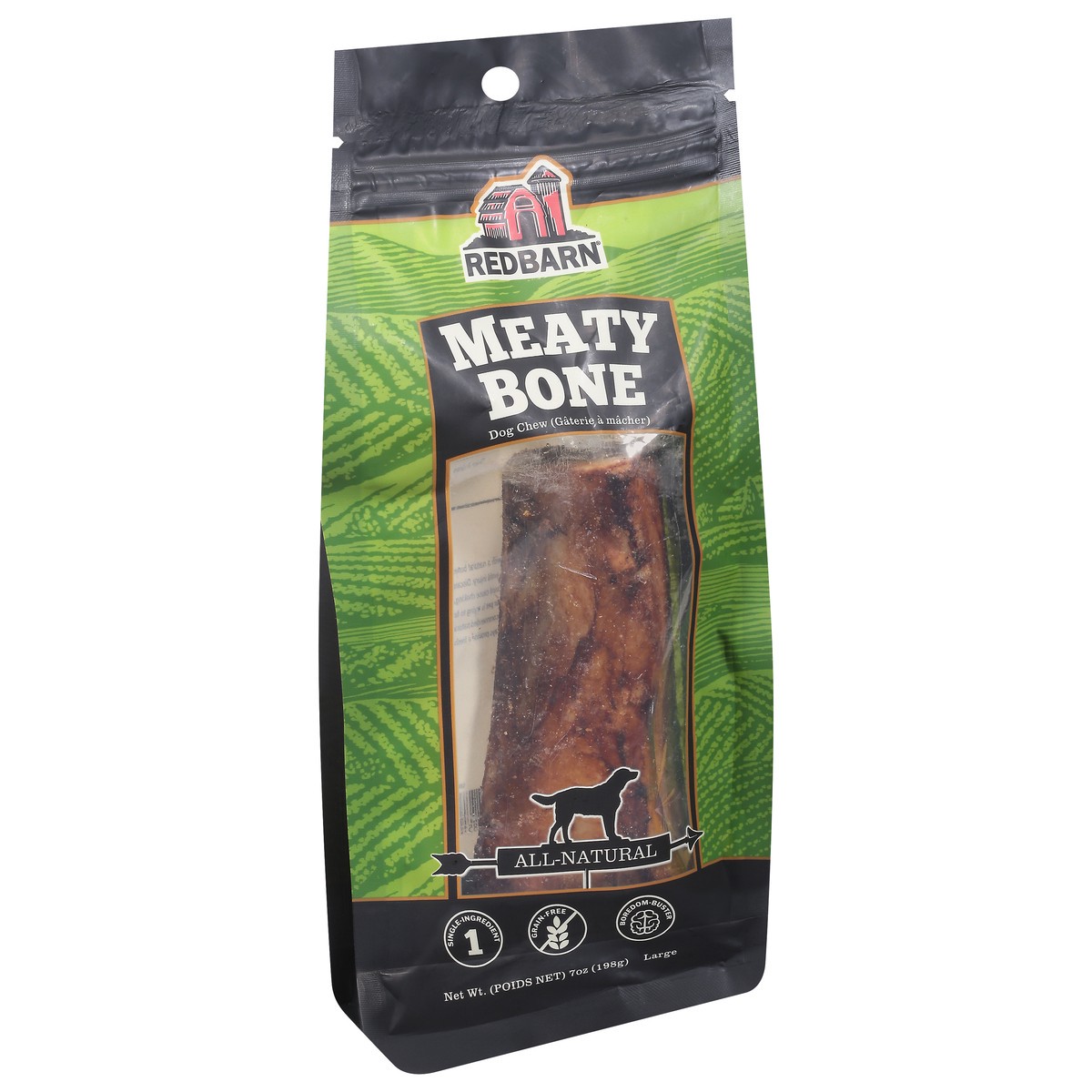 slide 2 of 9, Redbarn Meaty Bone Dog Chew Large 7 oz, 7 oz
