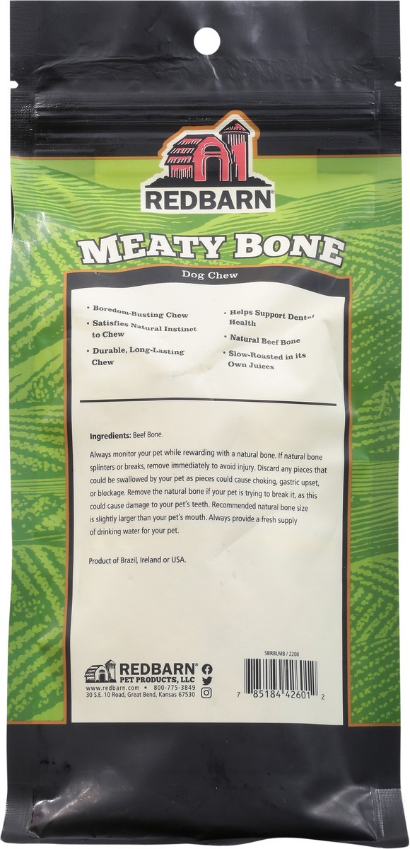 slide 4 of 9, Redbarn Meaty Bone Dog Chew Large 7 oz, 7 oz