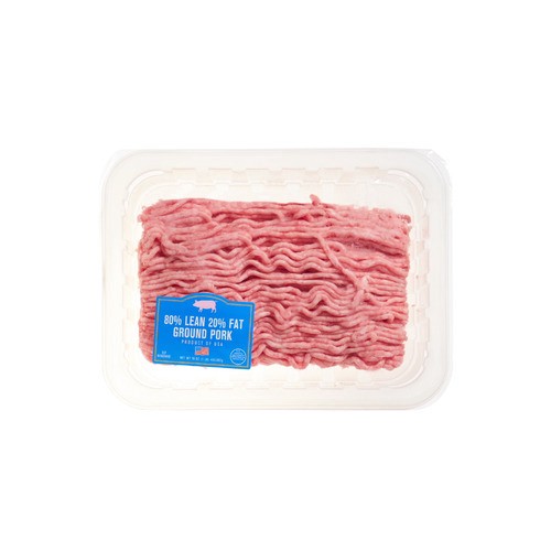 slide 1 of 1, ground pork, 80% lean, 16 oz