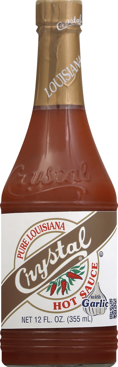 slide 6 of 12, Crystal Garlic Louisiana Hot Sauce, 12 fl oz