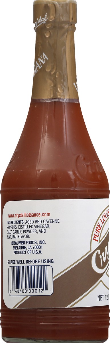 slide 11 of 12, Crystal Garlic Louisiana Hot Sauce, 12 fl oz