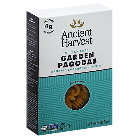 slide 1 of 1, Ancient Harvest Gluten Free Quinoa Pasta Garden Pagodas, 8 oz