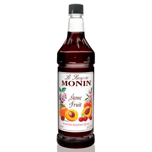 slide 1 of 1, Monin Premium Stone Fruit Flavoring Syrup, 1 liter