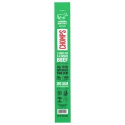 Chomps Grass-Fed and Finished Jalapeño Beef Meat Stick, 1.15oz Stick