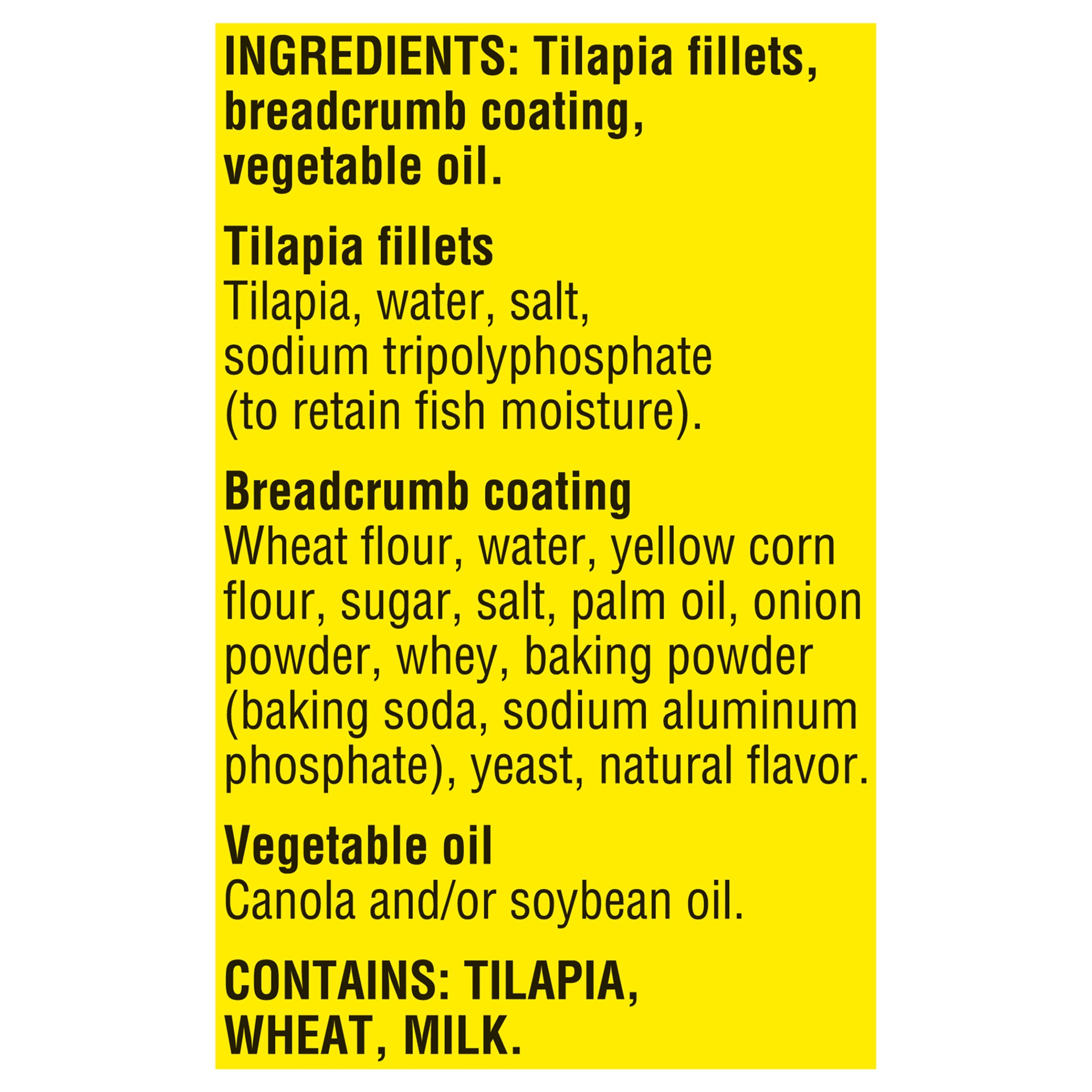 slide 8 of 10, Gorton's Gorton''s Crunchy Breaded Fish Sticks Cut from 100% Whole Fillets, Tilapia with Crunchy Breadcrumbs, Frozen, 15.2 Ounce Package, 15.2 oz