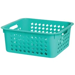 our goods Medium Texas Storage Bin - Teal