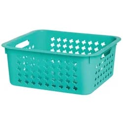 our goods Medium Texas Storage Bin - Teal