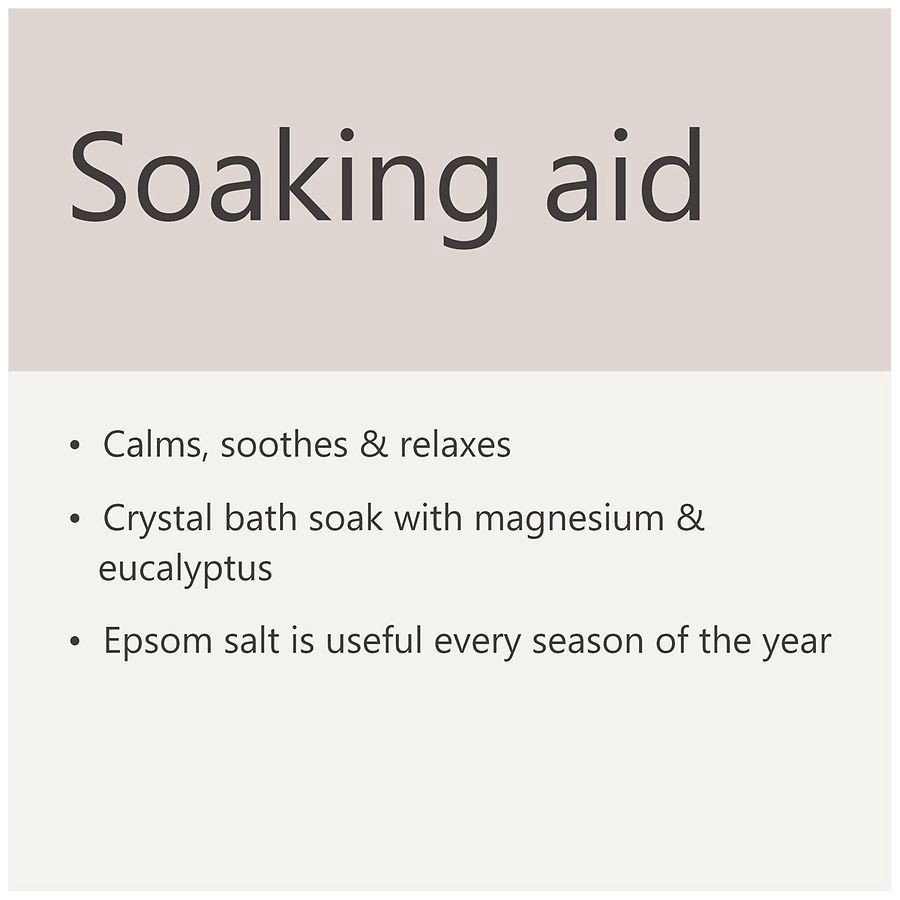 slide 2 of 5, Walgreens Eucalyptus Epsom Salt, 3 lb