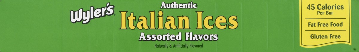 slide 8 of 9, Wyler's Italian Ices Assorted Flavors Bars Each - 20 ct, 20 ct