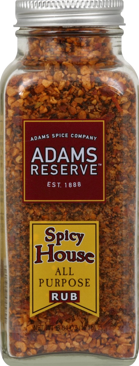 slide 2 of 2, Adams Reserve Spicy House All Purpose Rub, 6.04 oz