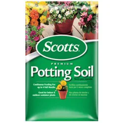Scotts Premium Potting Soil with Fertilizer - 1 cu. ft.