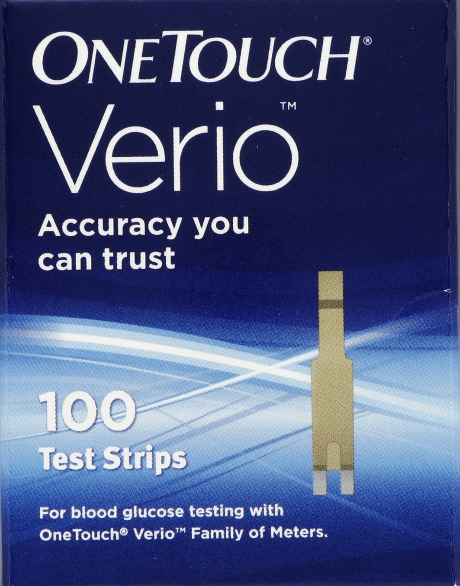 slide 2 of 5, OneTouch One Touch Verio Test Strip, 100 ct