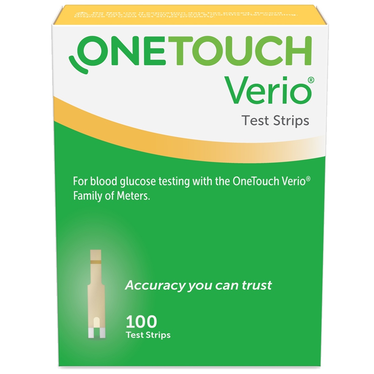 slide 1 of 5, OneTouch One Touch Verio Test Strip, 100 ct